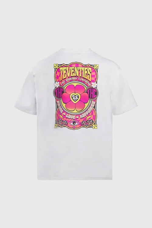 7eventies Flower Oversized Tee cycling UV