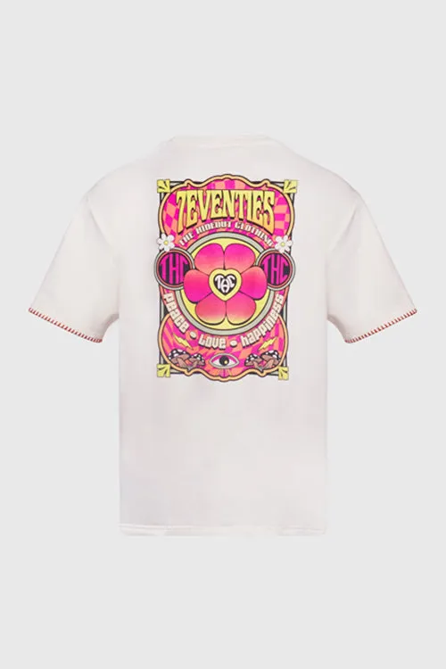 7eventies Flower Oversized Tee outdoor hiking