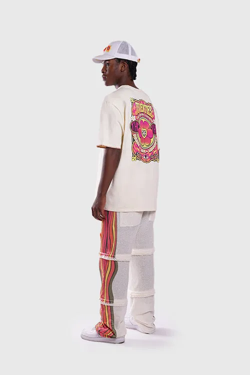 7eventies Flower Oversized Tee outdoor hiking
