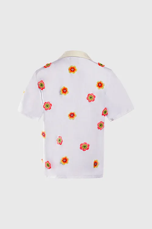 7eventies Flowers Button Up Shirt influencer pick