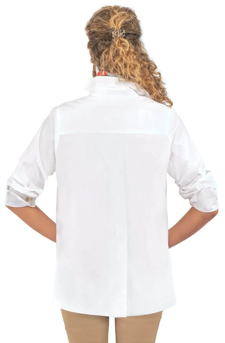 9-5 Cotton Poplin Shirt running breathable