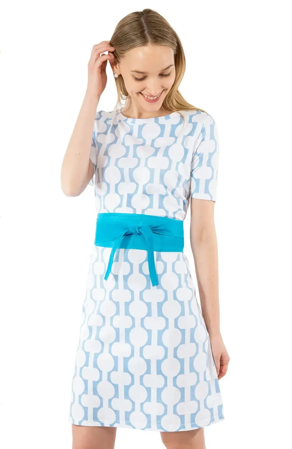 Adjustable Obi Leather Wrap Around Belt detail focus