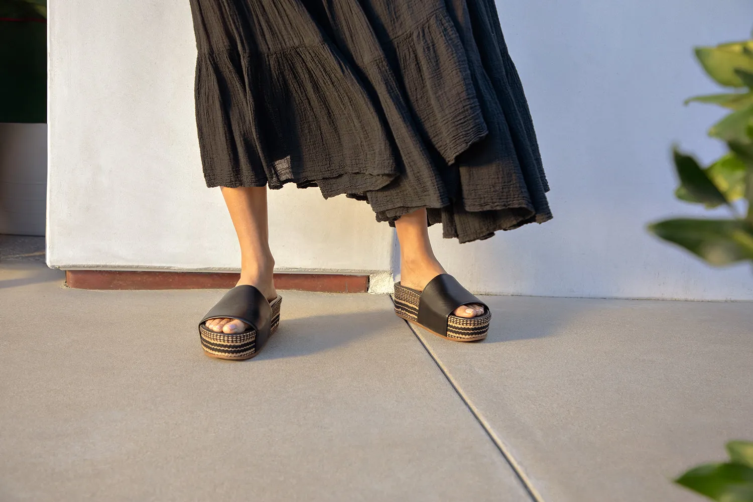 ALBATROSS TEXTILE - Black resort wear