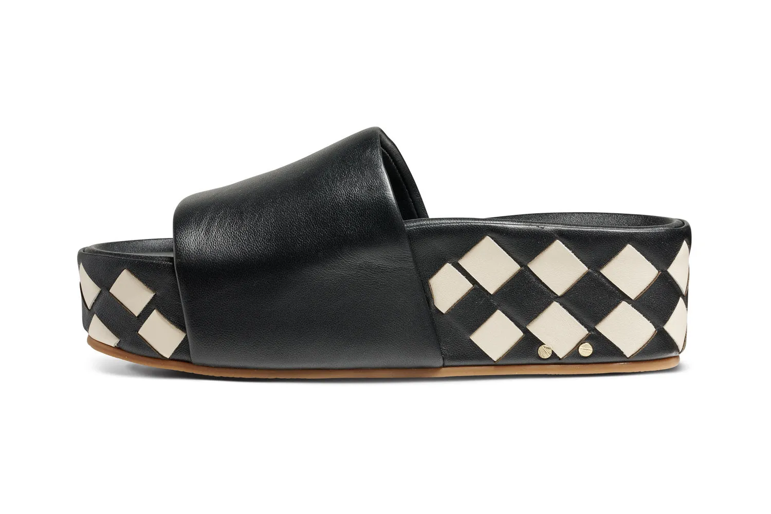 ALBATROSS WOVEN - Eggshell/Black minimal look