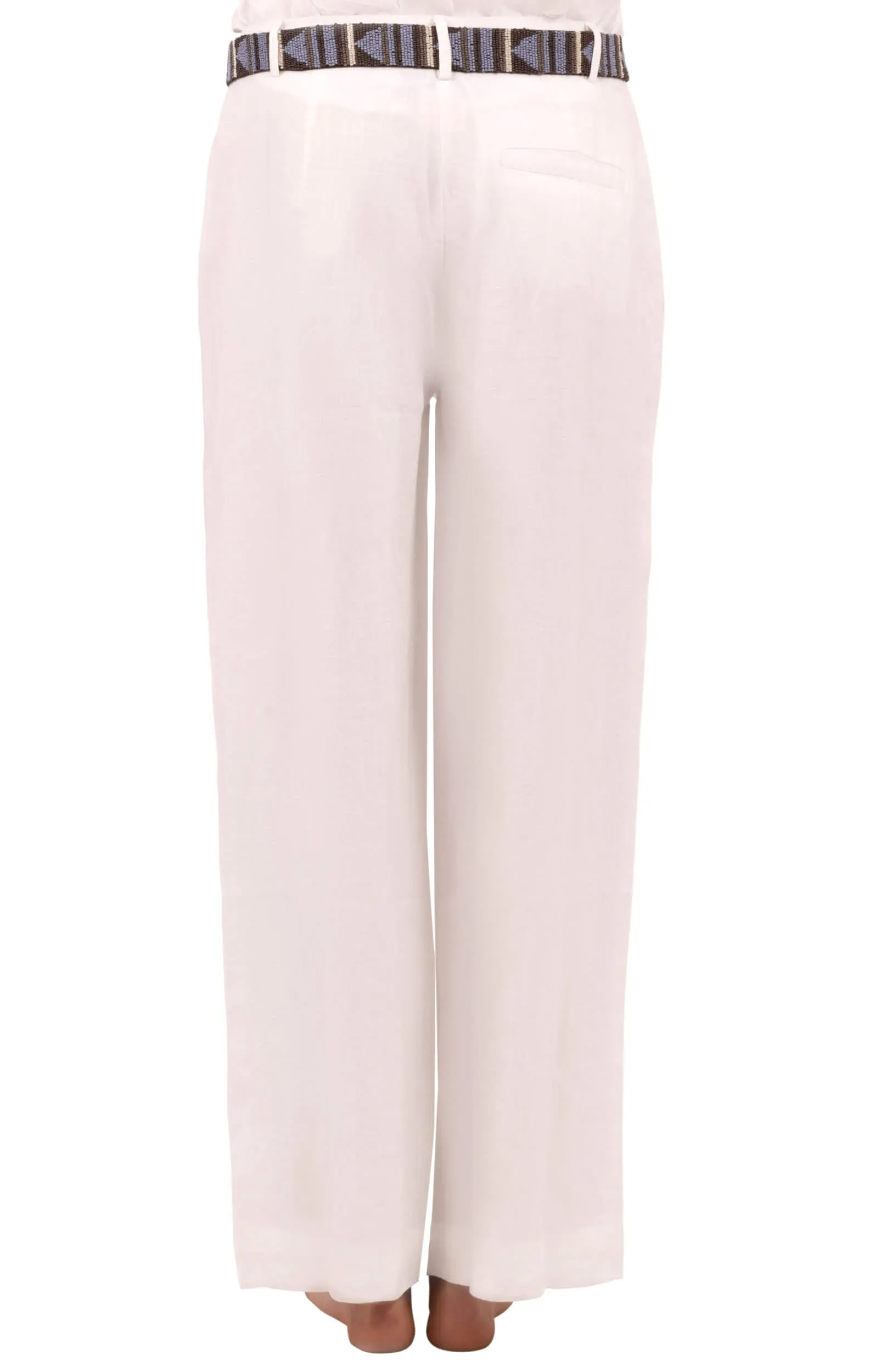 Bacall Linen Trousers - La Di Da retro pants