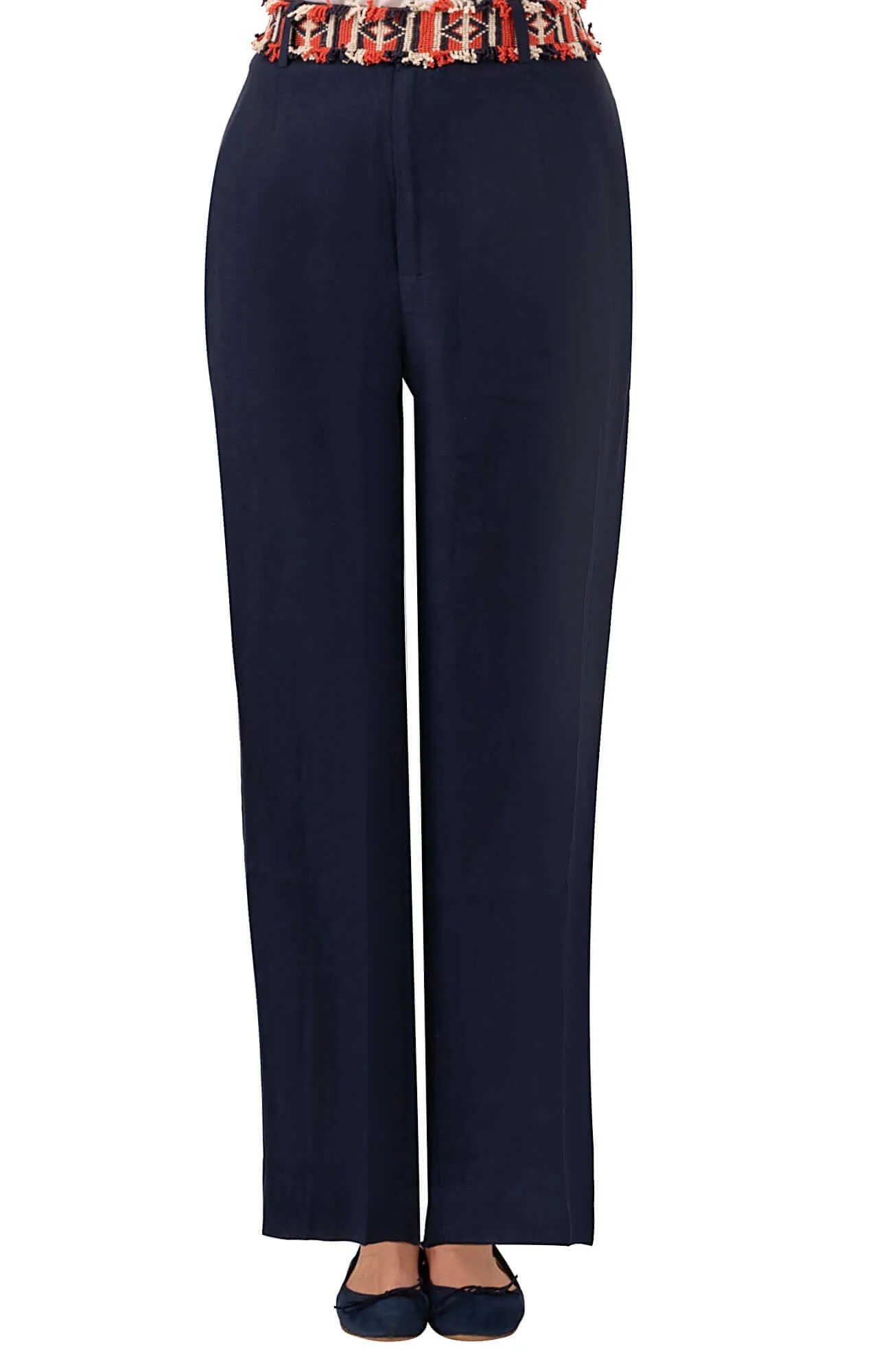 Bacall Linen Trousers - La Di Da retro pants
