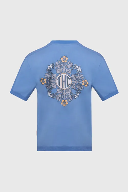 Baroque Flower Oversized Tee minimalist style