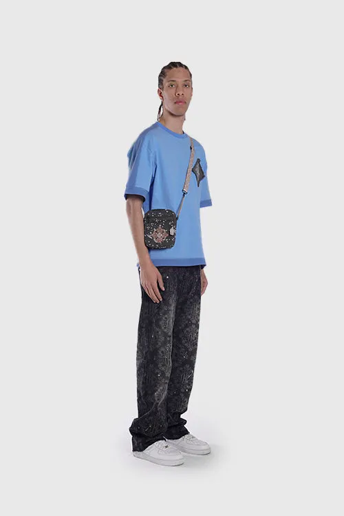 Baroque Flower Oversized Tee minimalist style