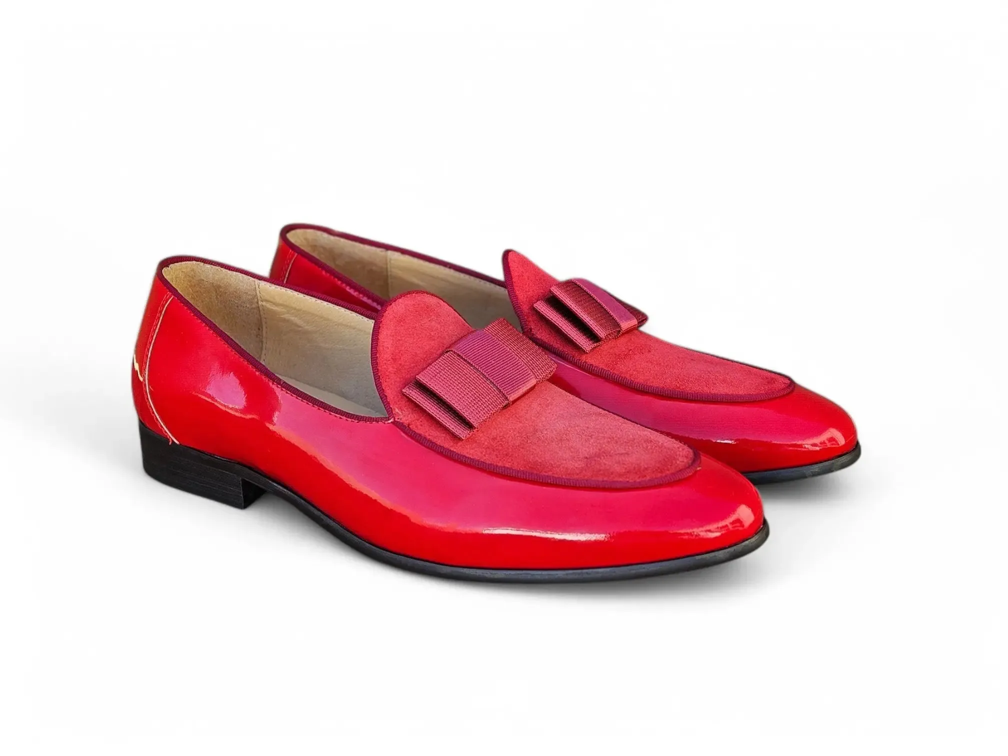 Bow Tie Patent Leather Formal Shoe quick wear