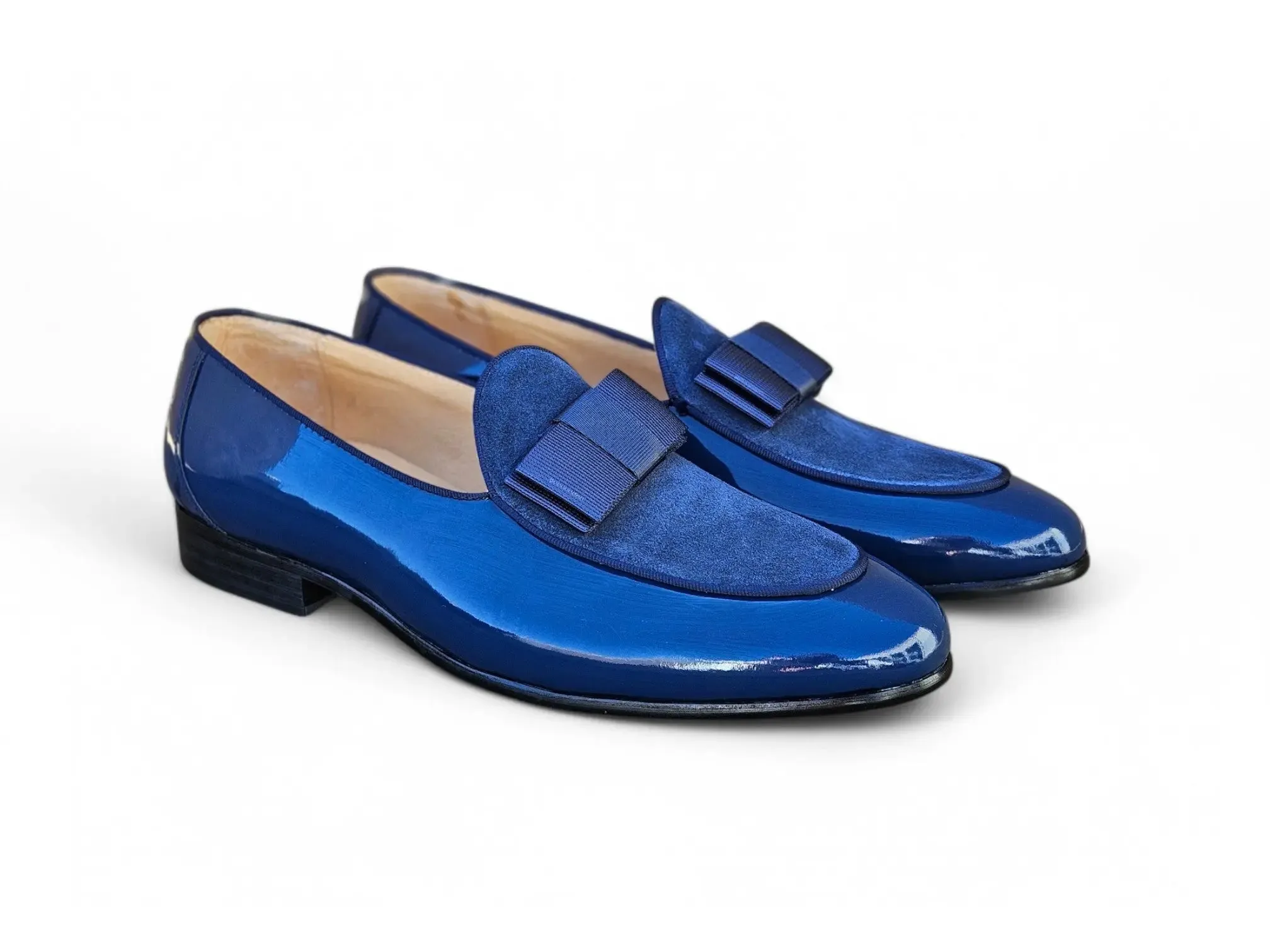 Bow Tie Patent Leather Formal Shoe quick wear