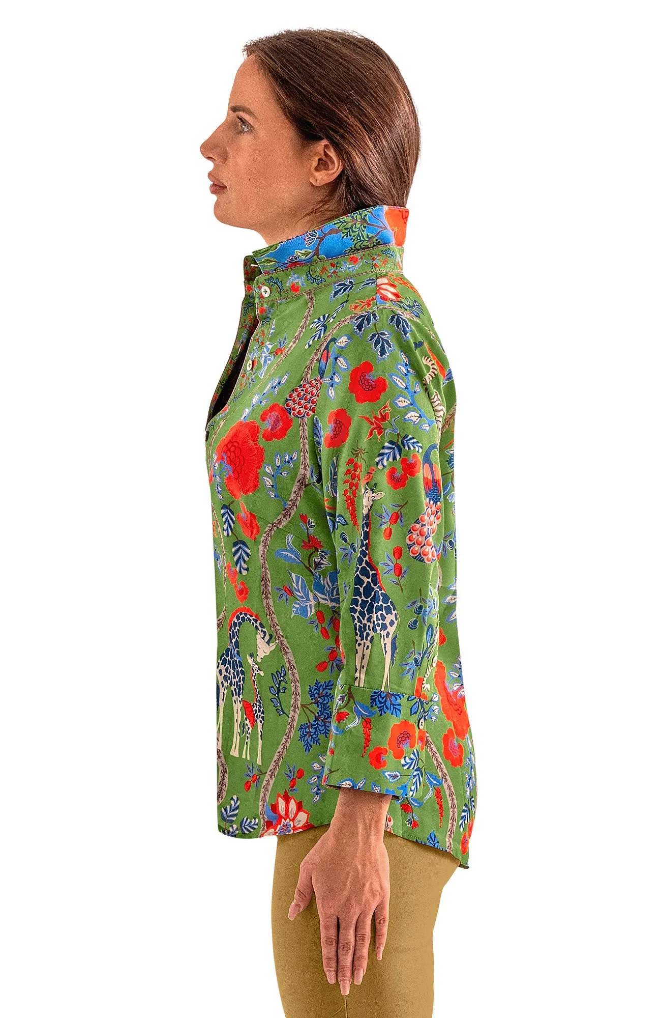 Boyfriend Shirt - Jungle Symphony party glam