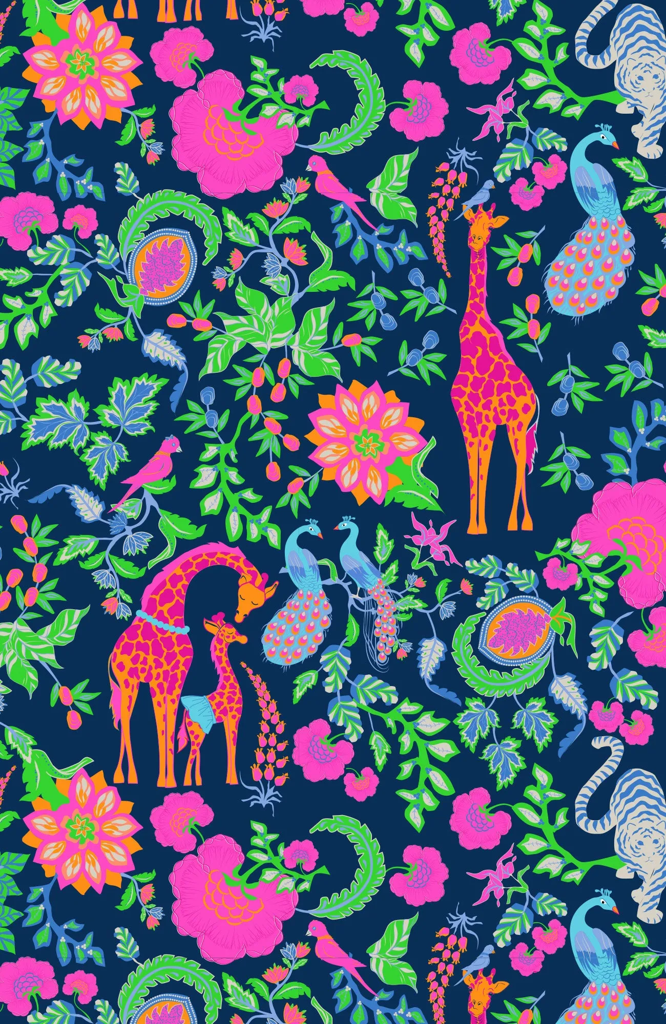 Boyfriend Shirt - Jungle Symphony party glam