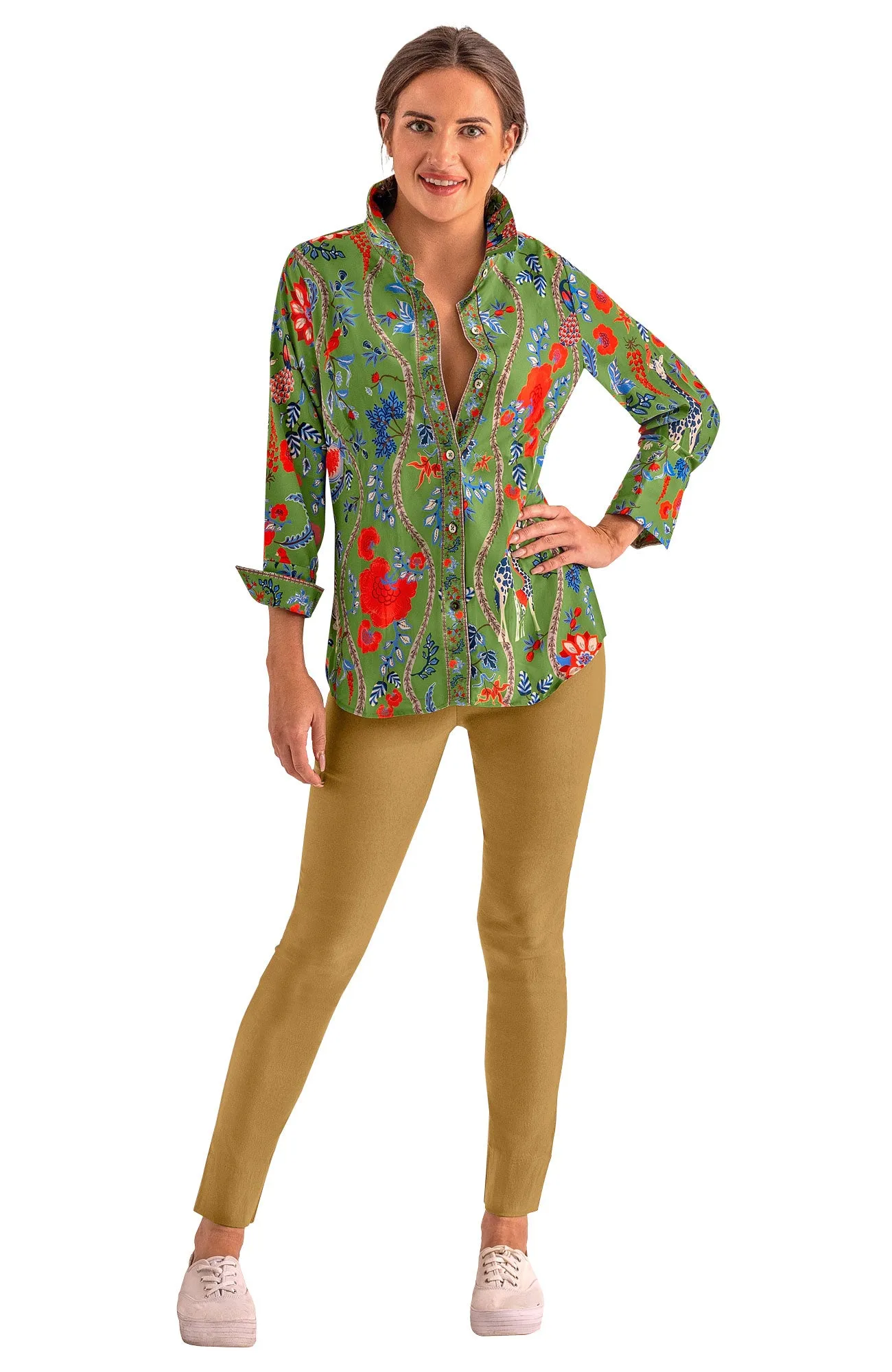 Boyfriend Shirt - Jungle Symphony party glam