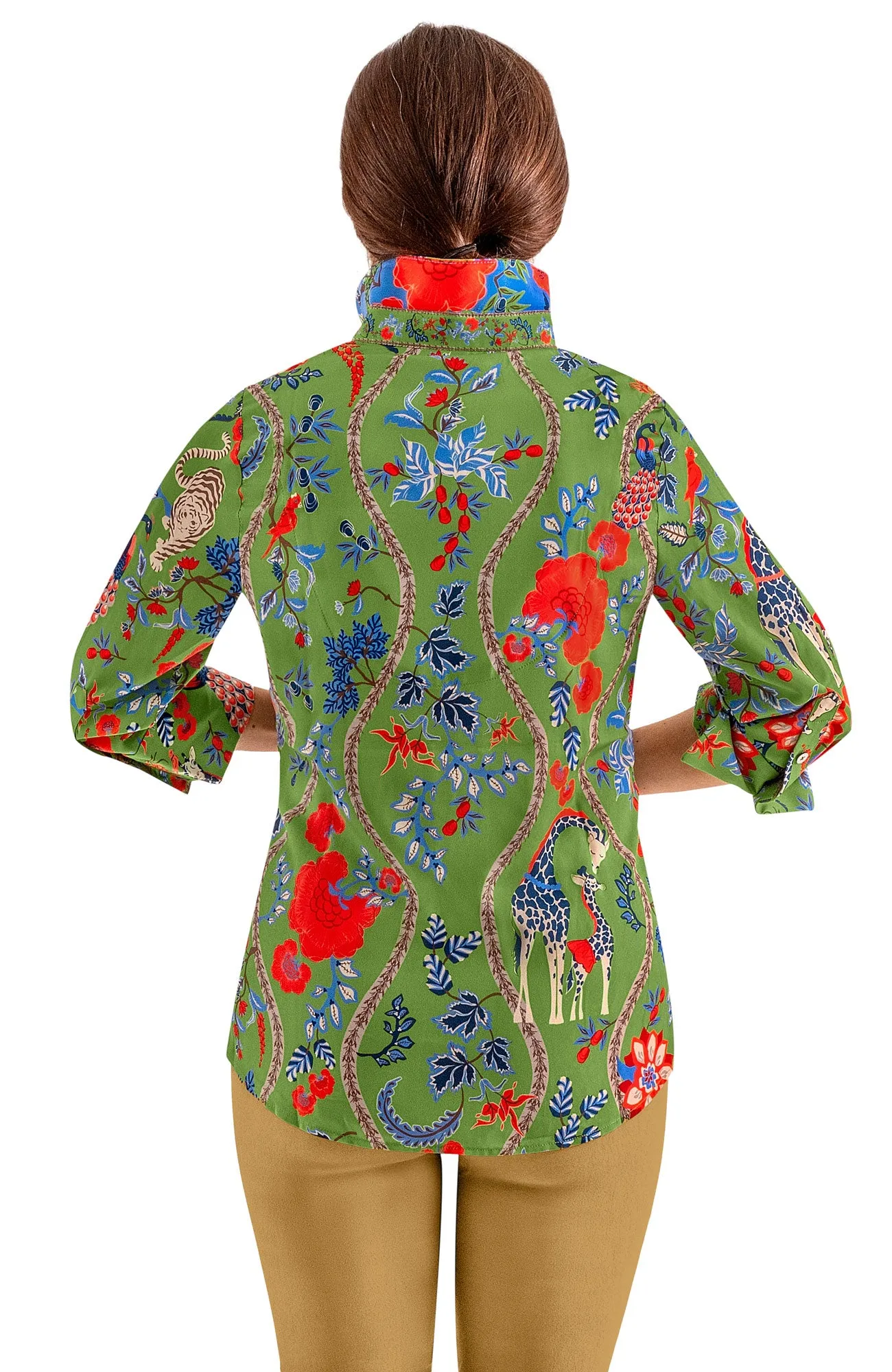 Boyfriend Shirt - Jungle Symphony party glam