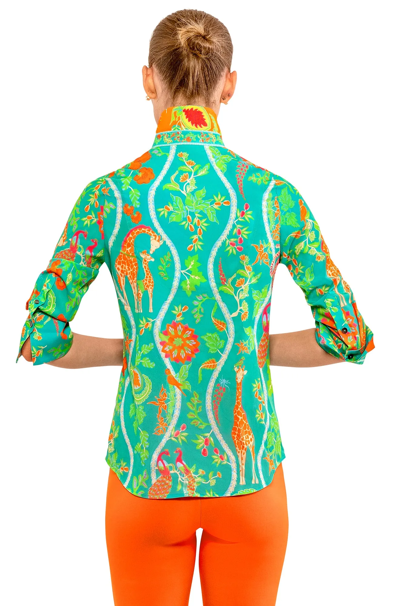 Boyfriend Shirt - Jungle Symphony party glam
