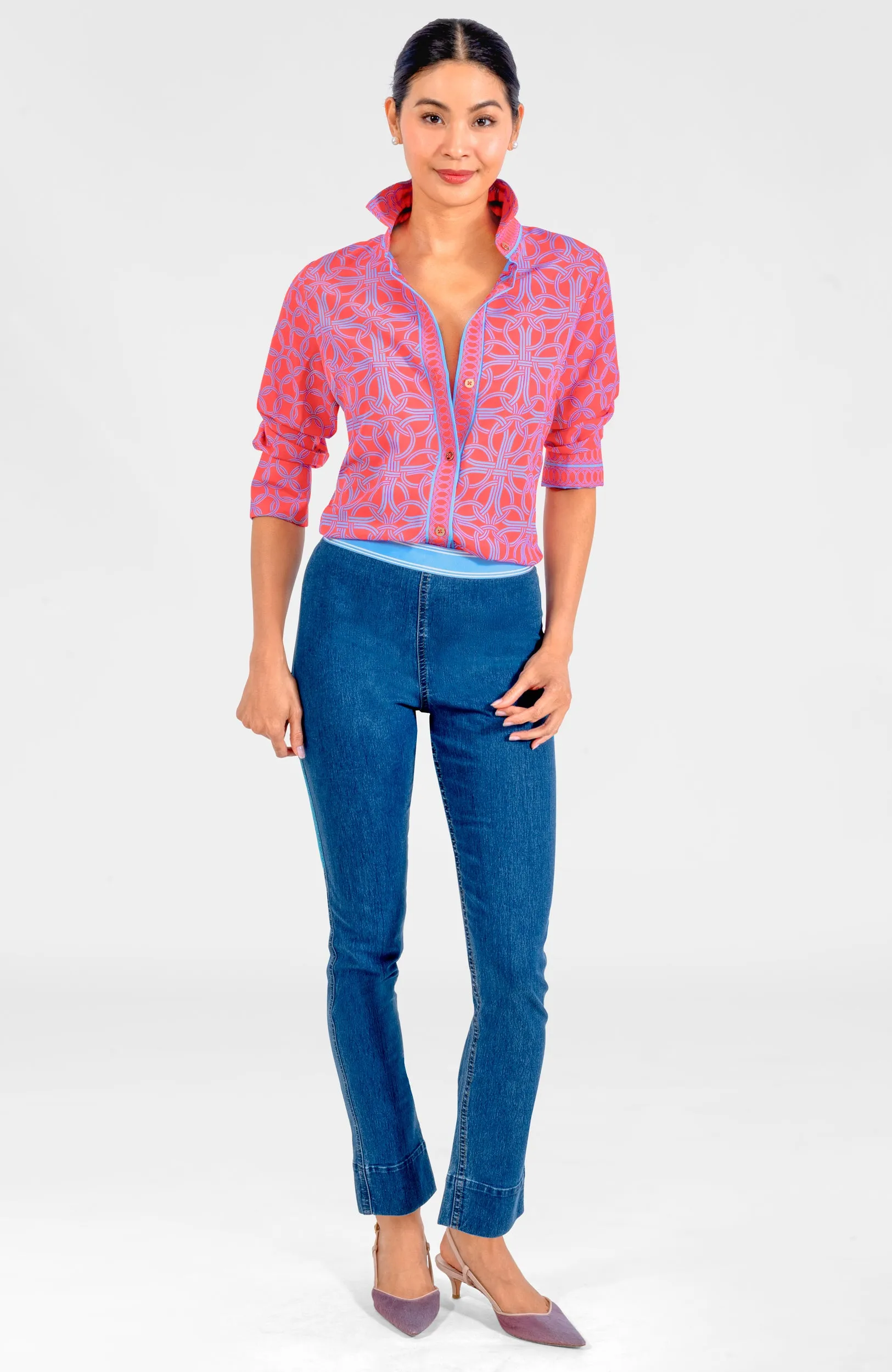 Boyfriend Shirt - Ring Toss foldable portable