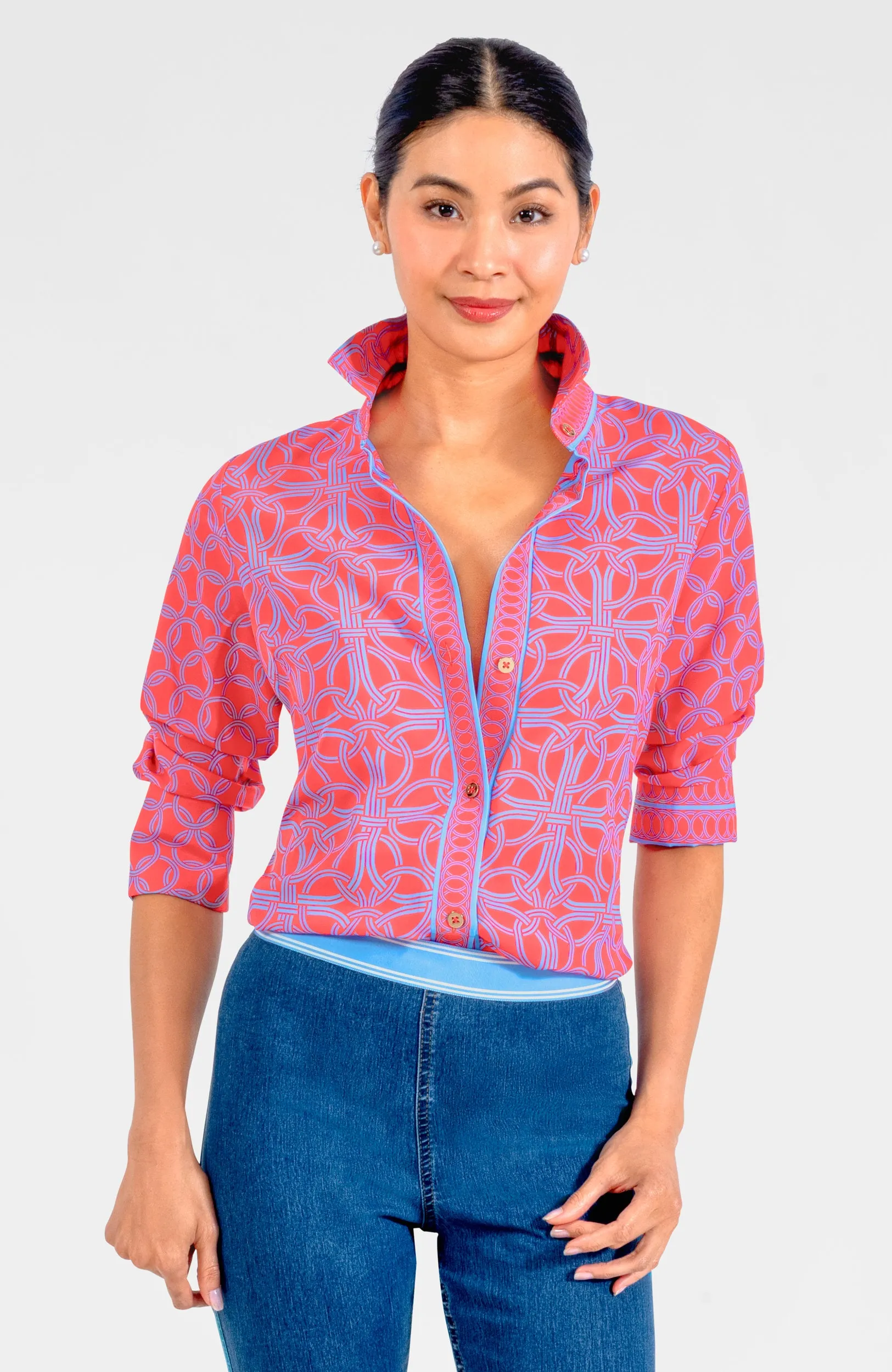 Boyfriend Shirt - Ring Toss foldable portable