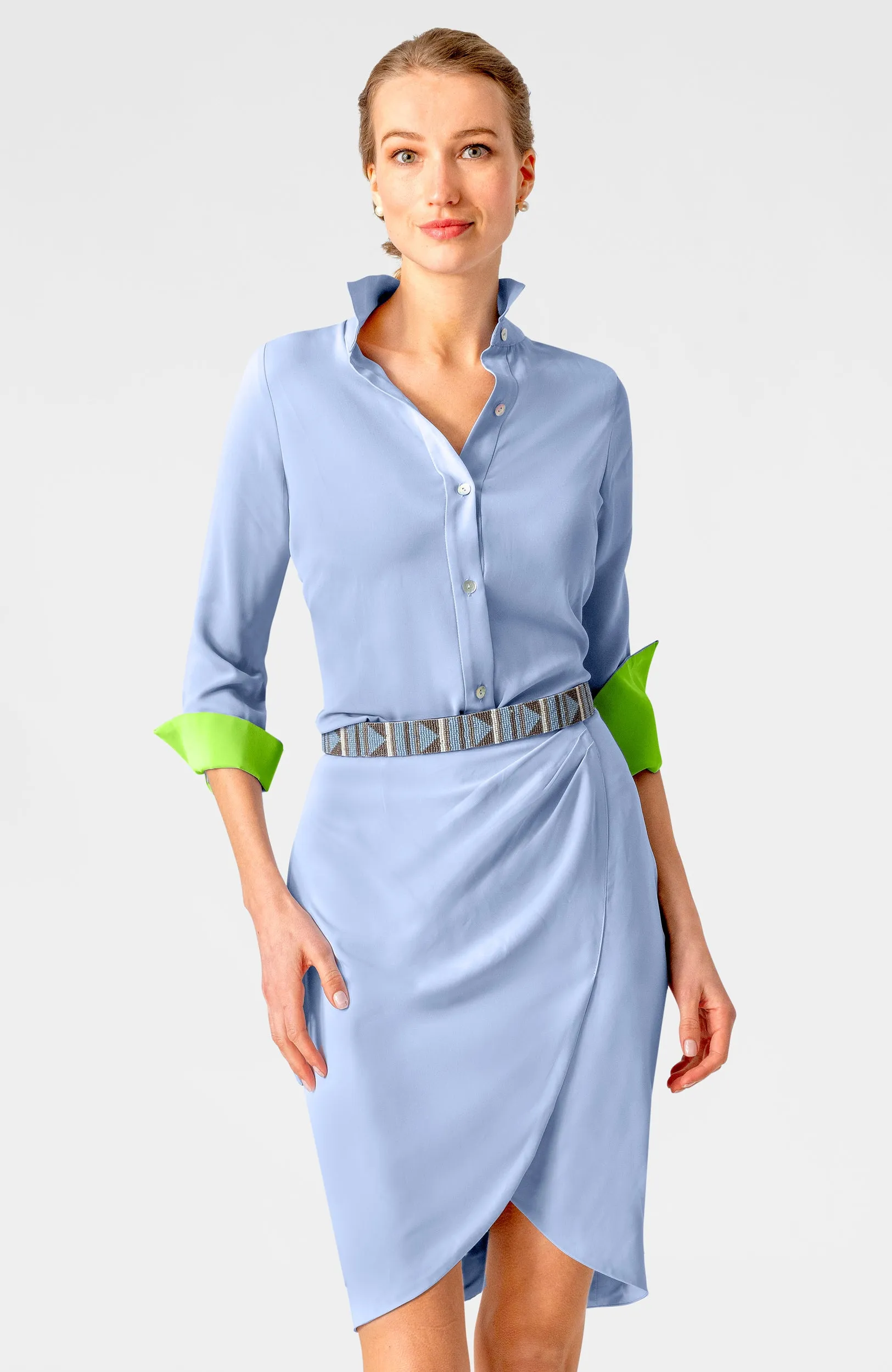 Boyfriend Shirt - Silky Heaven stress-free comfort