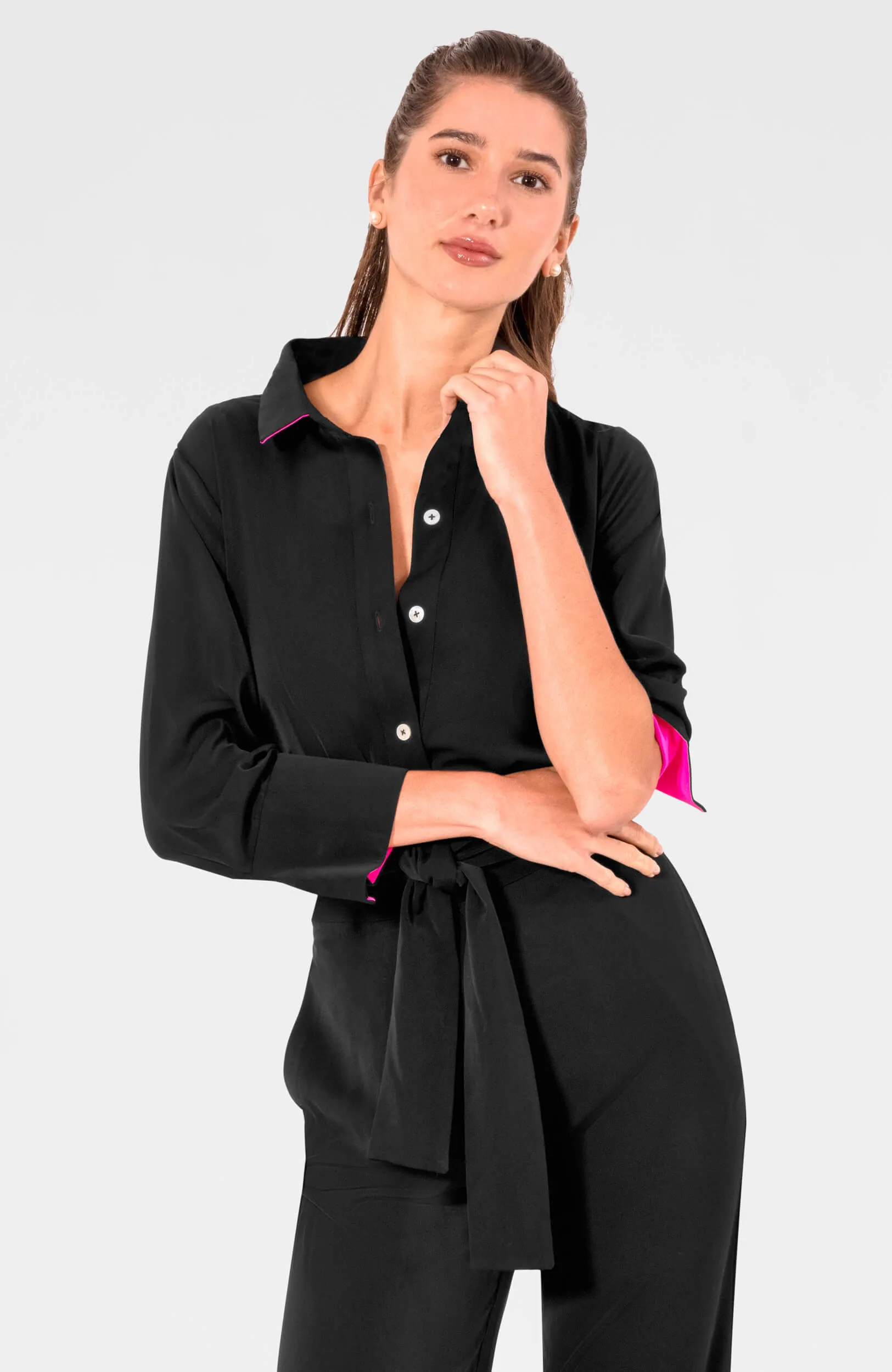 Boyfriend Shirt - Silky Heaven stress-free comfort