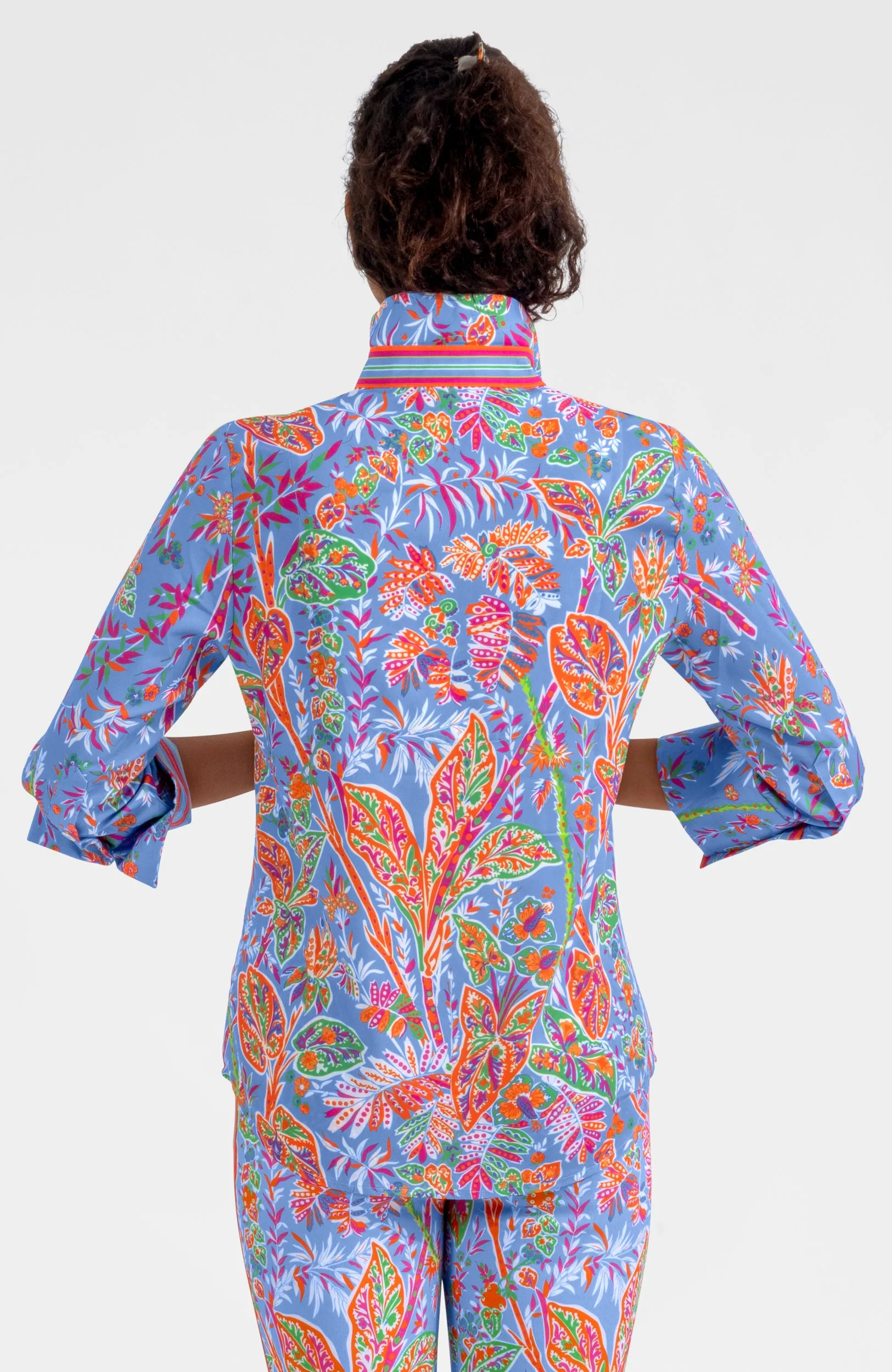 Boyfriend Shirt - Vintage Vines stress-free comfort