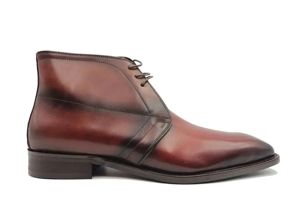 Burnished Calfskin Chukka Boot luxe touch