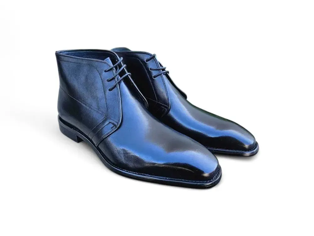 Burnished Calfskin Chukka Boot luxe touch
