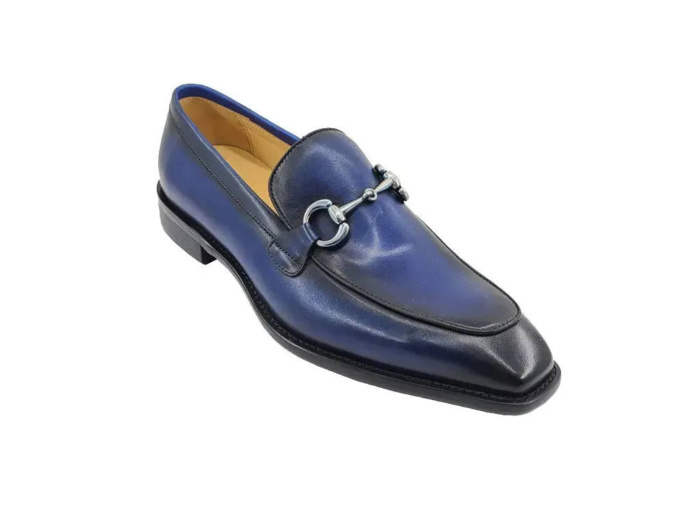 Burnished Calfskin Horsebit Loafer outfit flow