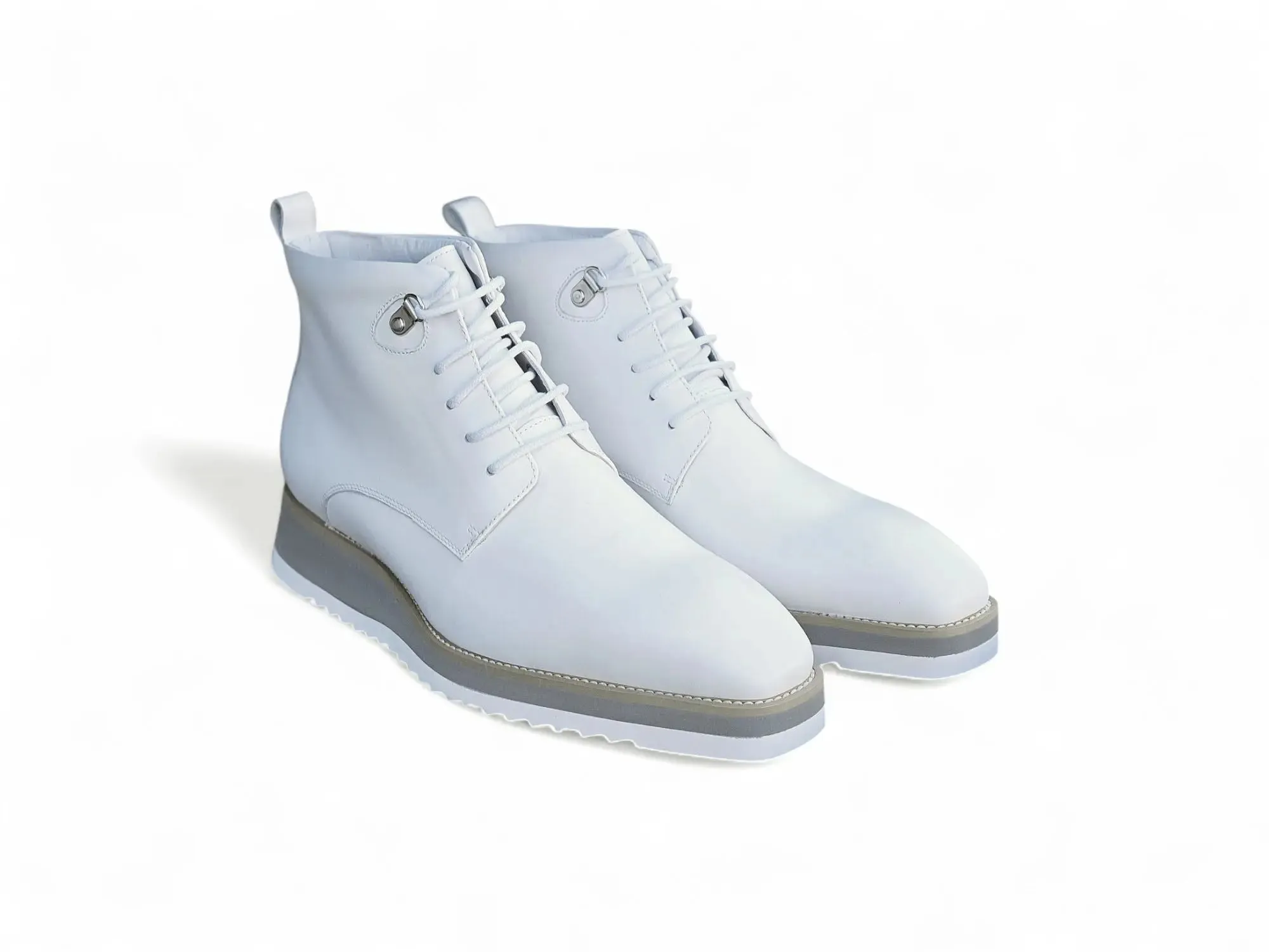 Burnished Calfskin Lace-Up Boot urban gear
