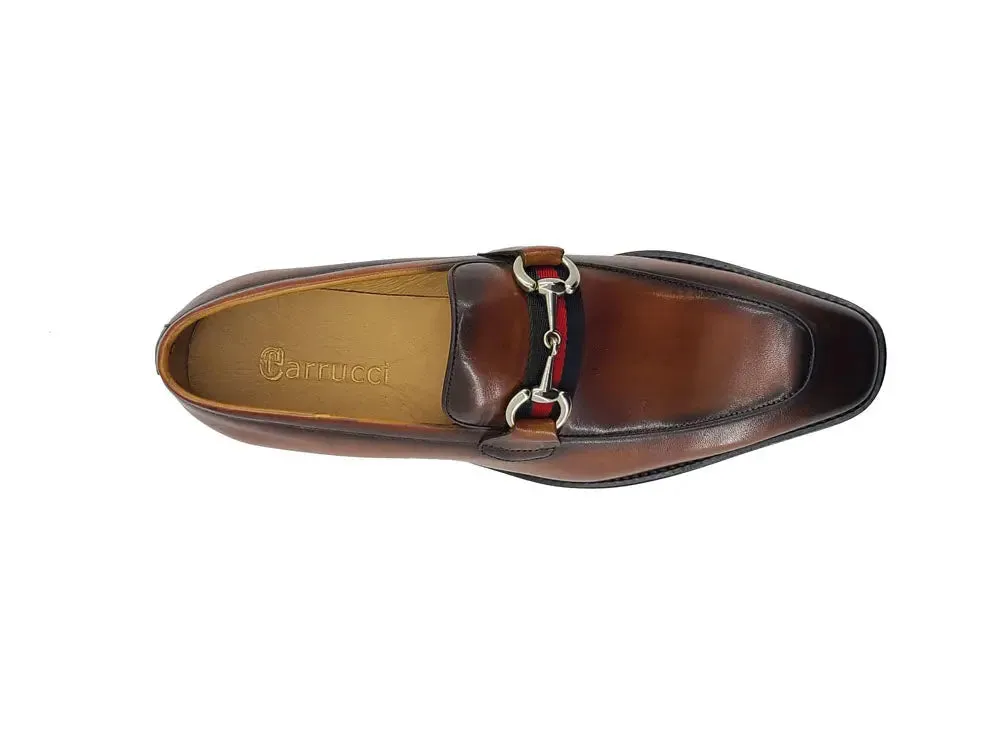 Burnished Calfskin Slip-On Loafer city calm