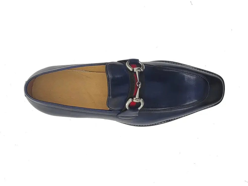 Burnished Calfskin Slip-On Loafer city calm