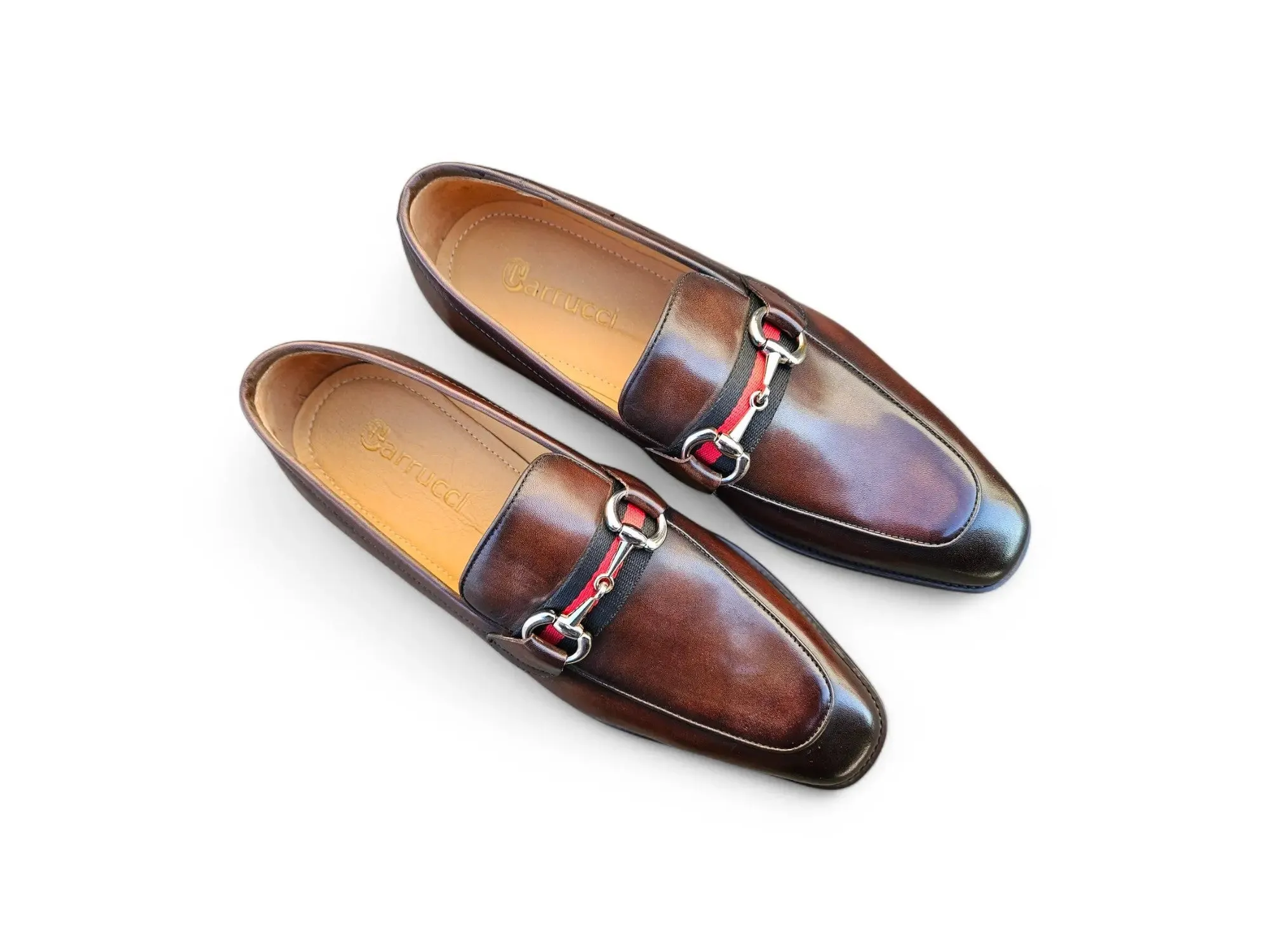 Burnished Calfskin Slip-On Loafer city calm