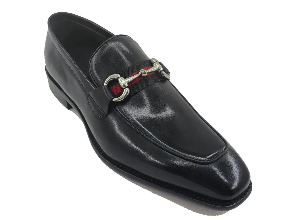 Burnished Calfskin Slip-On Loafer city calm