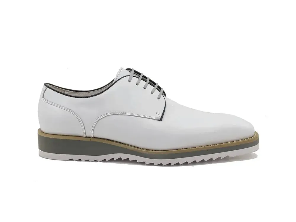 Burnished Lace-up Leather Derby elite taste