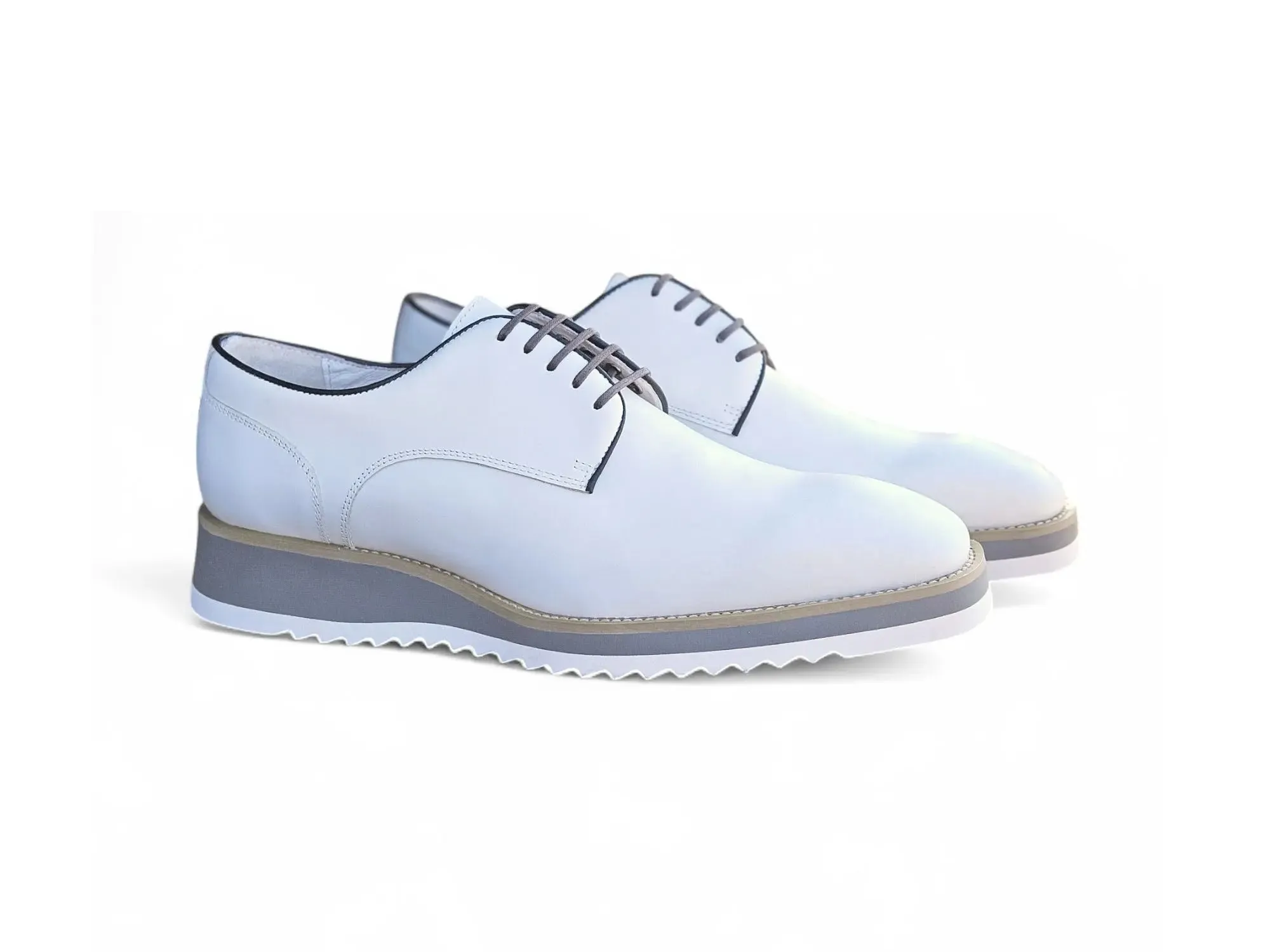 Burnished Lace-up Leather Derby elite taste