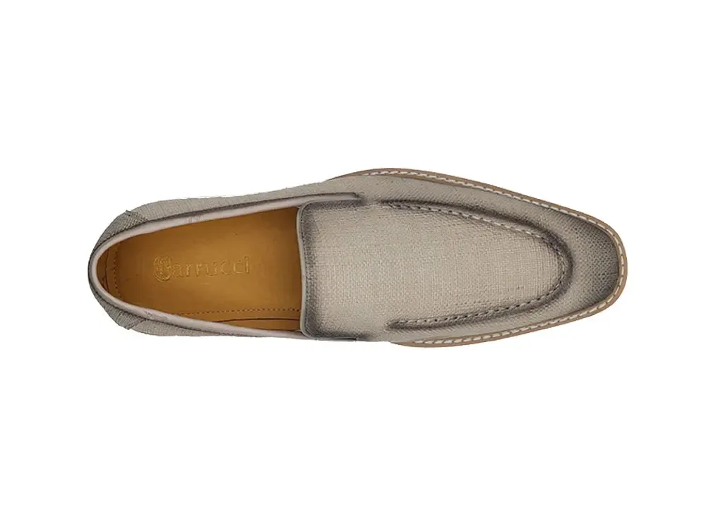 Burnished Linen Loafer modern edge