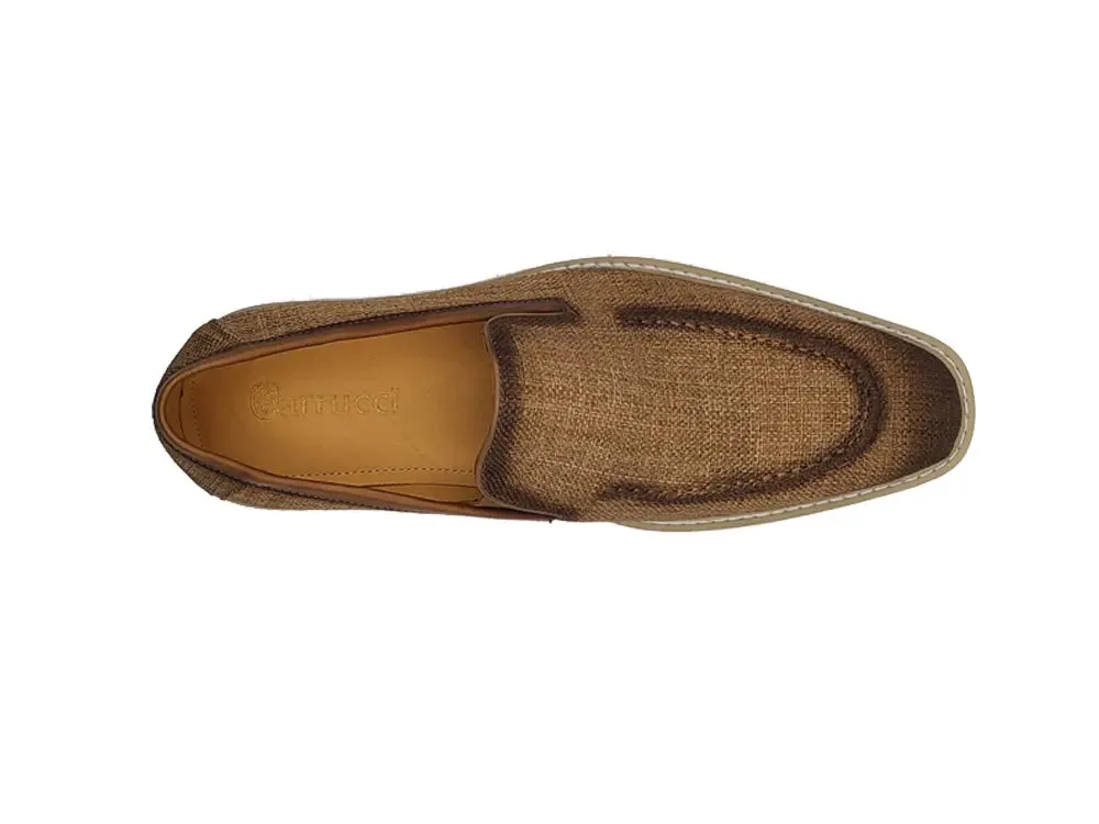 Burnished Linen Loafer modern edge