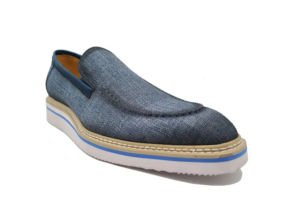 Burnished Linen Loafer modern edge