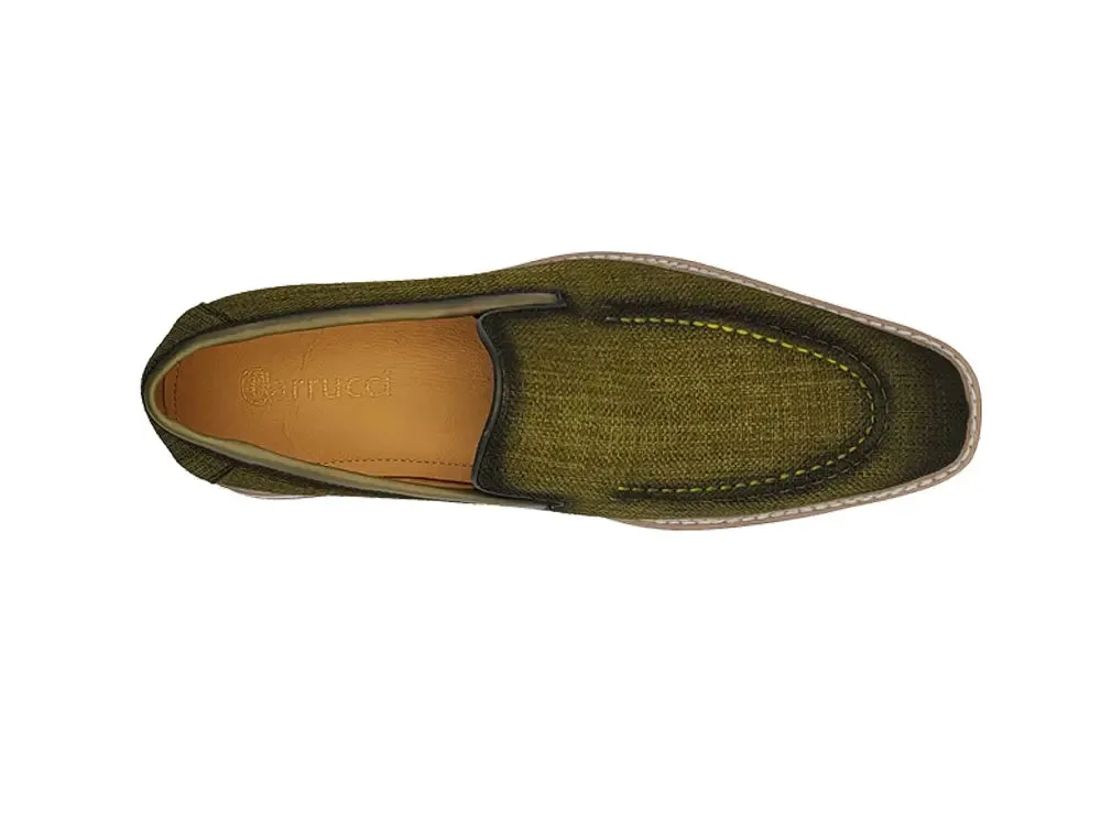 Burnished Linen Loafer modern edge