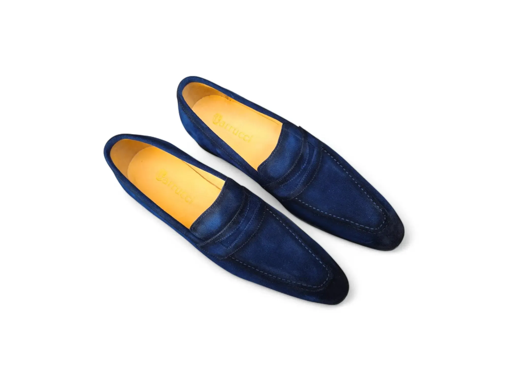 Burnished Suede Penny Loafer gender free
