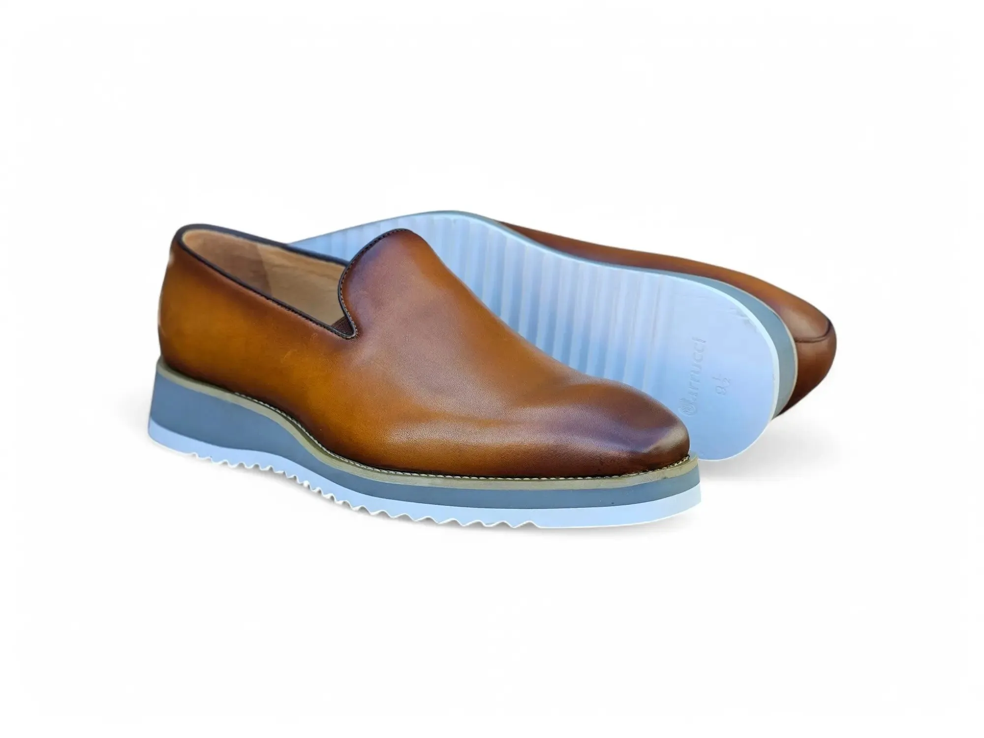 Burnished Wholecut Loafer Lightweight Sole business casual