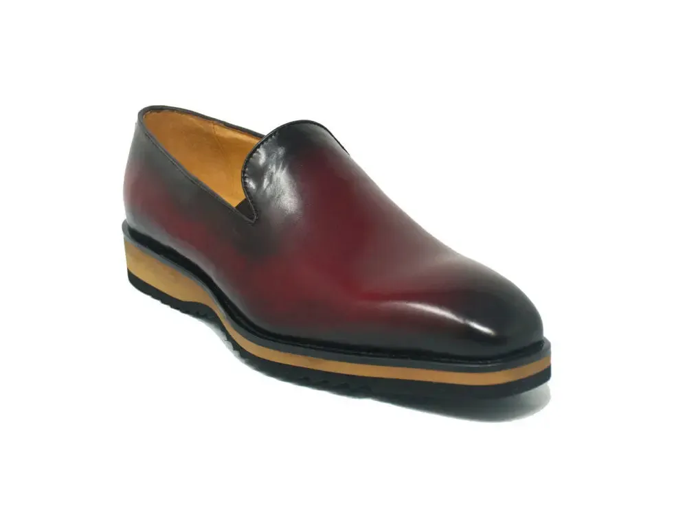 Burnished Wholecut Loafer Lightweight Sole business casual