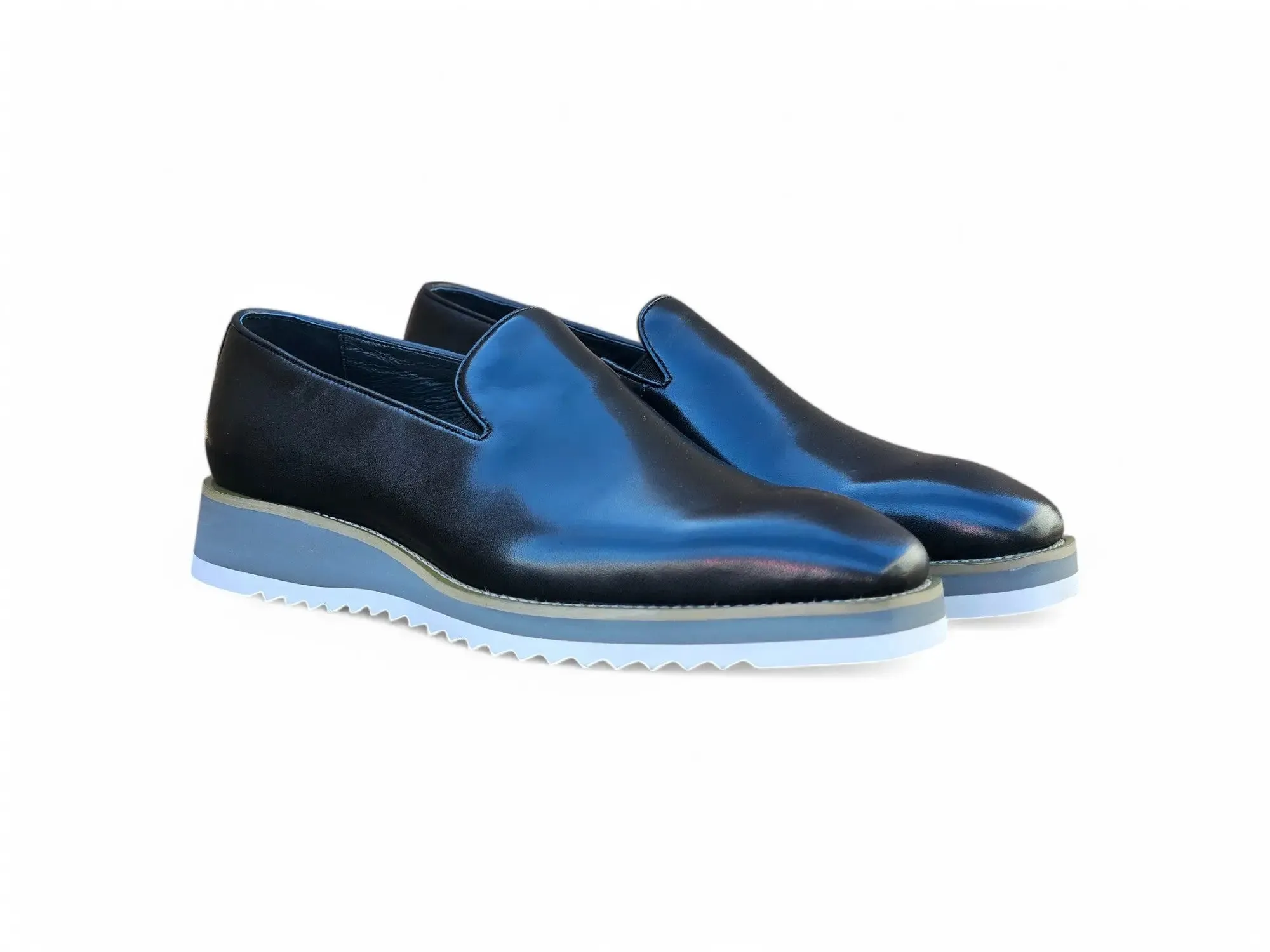 Burnished Wholecut Loafer Lightweight Sole business casual