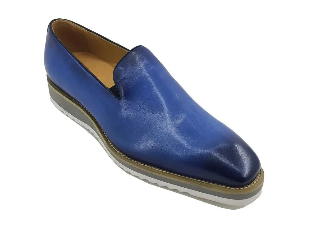 Burnished Wholecut Loafer Lightweight Sole business casual