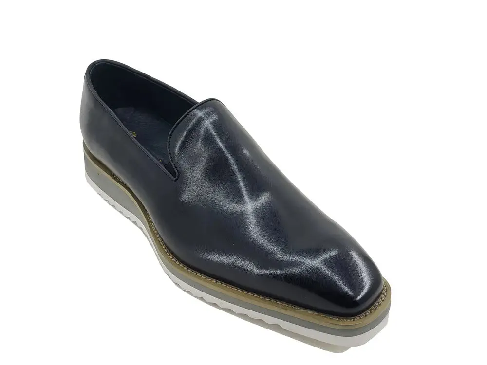Burnished Wholecut Loafer Lightweight Sole business casual