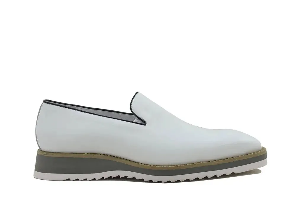 Burnished Wholecut Loafer Lightweight Sole business casual