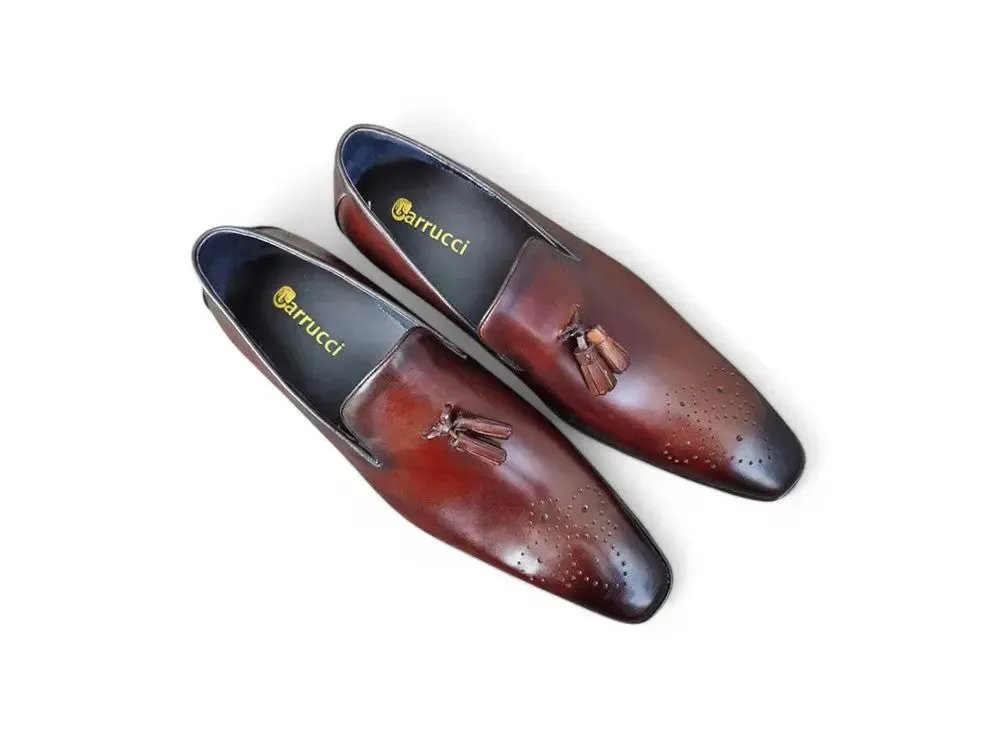 Burnished Wholecut Tassel Loafer neat vibe