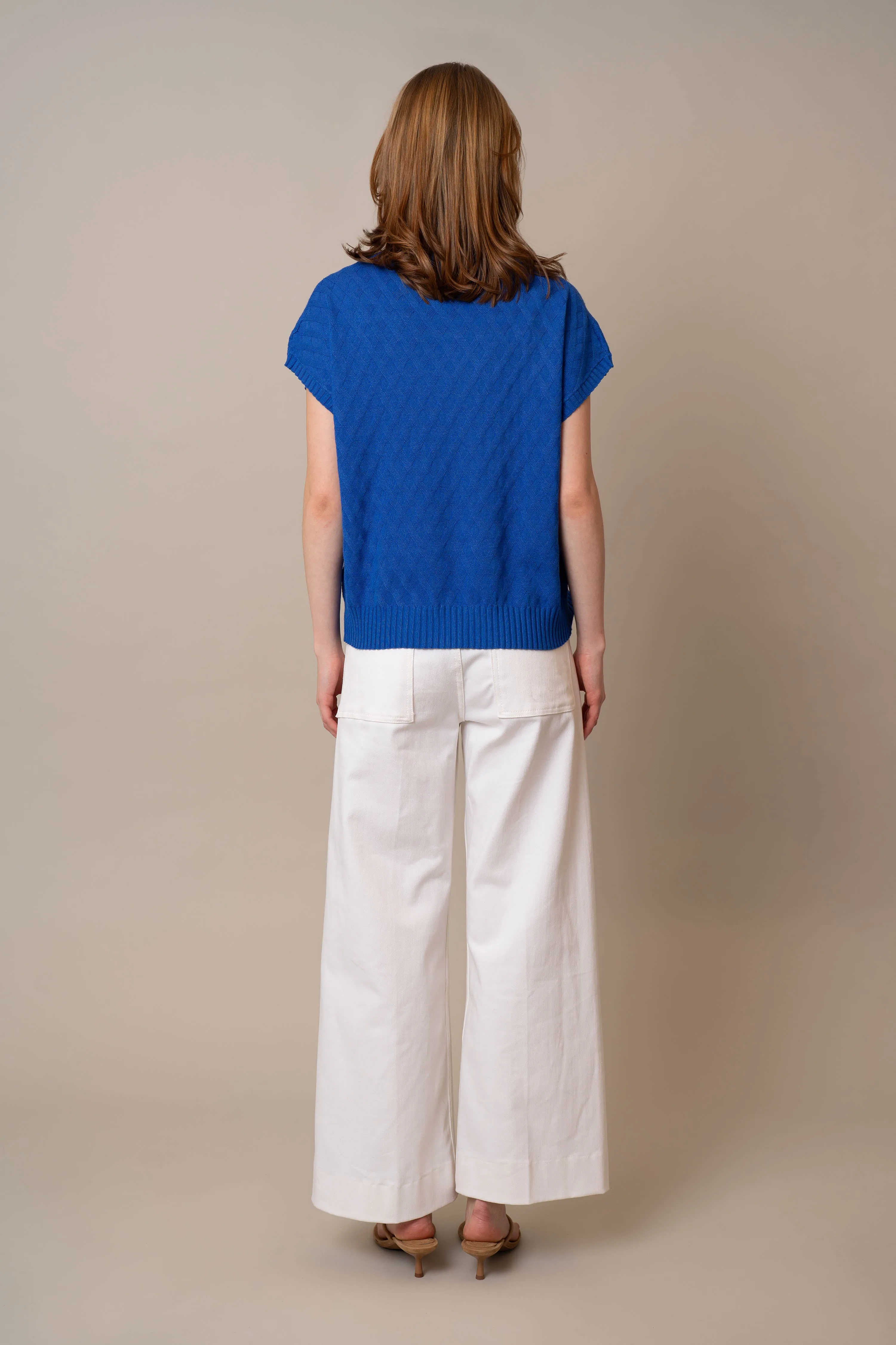 Cable Crew Neck Pullover daily layer