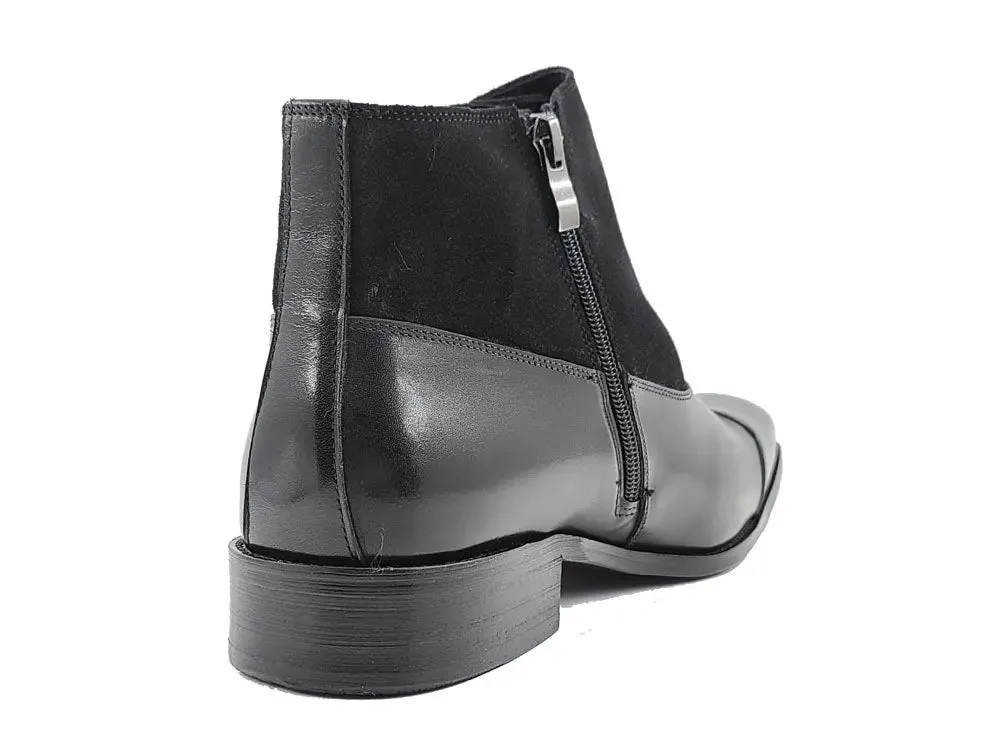 Calf & Suede Three Buckles Monk Chukka Boot grip vibe