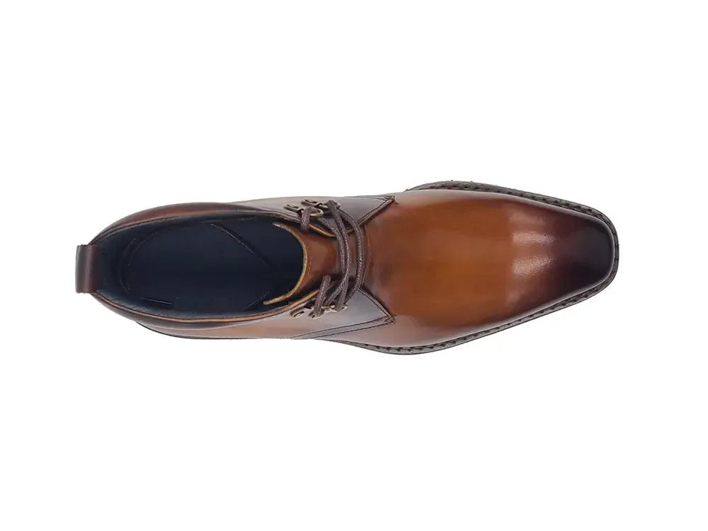 Calfskin Chukka Boot with Lug Sole city hike