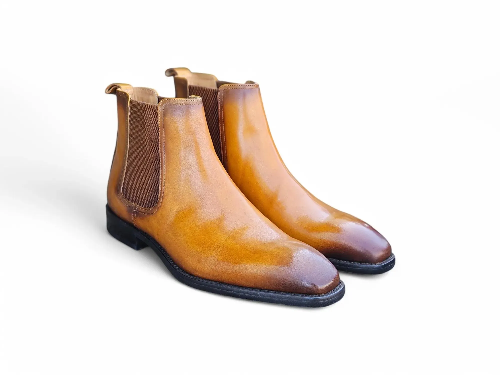 Calfskin Leather Chelsea Boot harsh trail